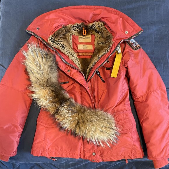 Parajumpers Women's Denali Jacket XS Red NWOT - Picture 8 of 11